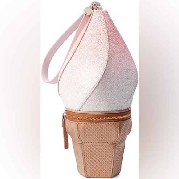 kate spade Handbags - Kate Spade New York NWOT FLAVOR OF THE MONTH ICE CREAM WRISTLET WITH GLITTER